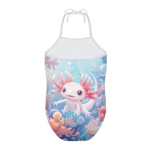 ELEQIN Cartoon Animal Cute Girls One Piece Swimsuit Adjustable Swimwear for 3Y-10Y2