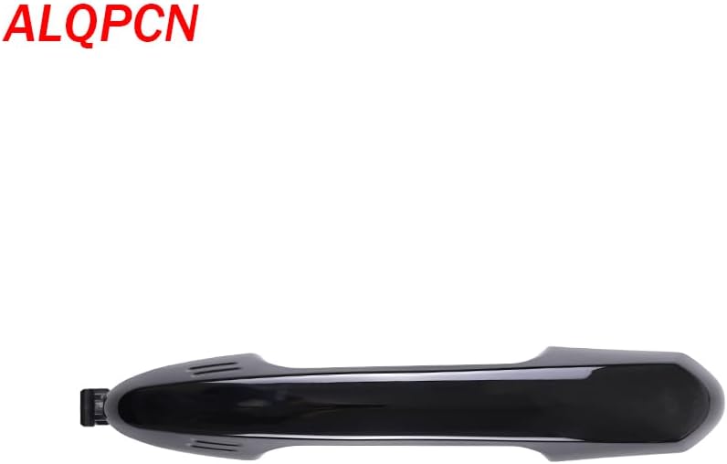 Black Painted 1 Lot Exterior Door Handle Compatible with Toyota RAV4 Highlander Sienna 2019-2024 Without Keyless Entry