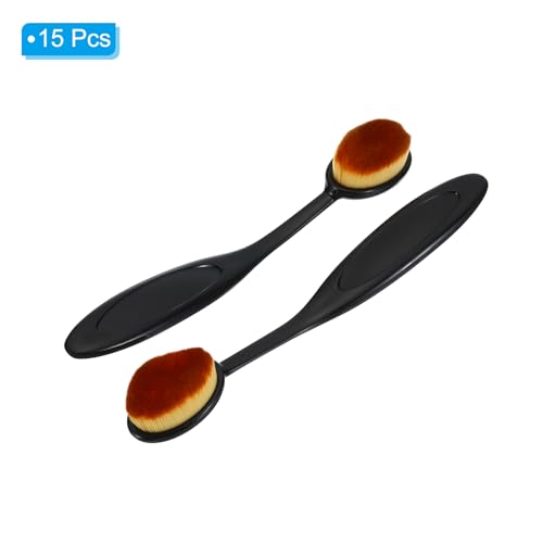 PATIKIL Blending Brushes for Crafts 15 Pcs 4# Plastic Ink Blending Brushes Tool for Card Making Painting Card Making Stamping - Image 3