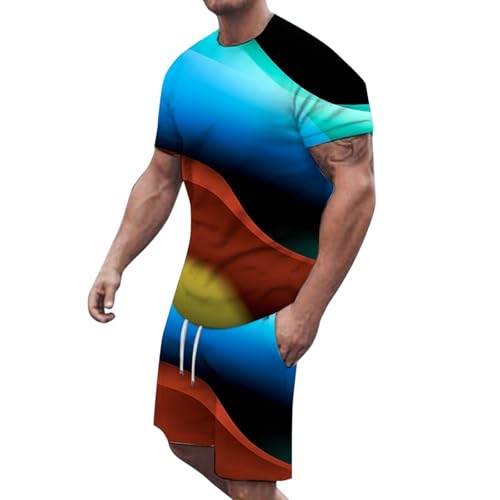 Ensemble de sport décontracté pour homme en marron taille XL