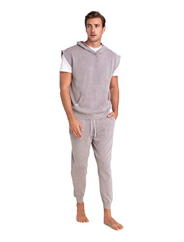 Barefoot Dreams Men’s Sunbleached Jogger Pants, Men’s Lounge Pants, Gym Pants-100 Percent Cotton