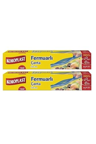 Fermuarlı Çanta Büyük Boy, 10'lu, 27 x 28 cm, x 2 Paket