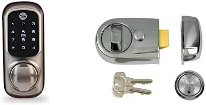 Yale Keyless Connected Ready Smart Door Lock, Smart Living YD-01-CON-NOMOD-PB ,Touch Keypad, Pin Code Access Lock, Thumbturn Operation, Nightlatch, Polished Brass