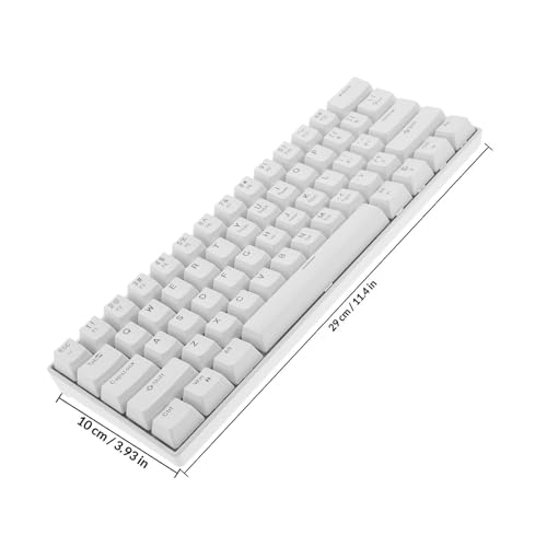 Clavier mécanique de jeu blanc pour optimiser l'espace gaming sur PC portable - 2