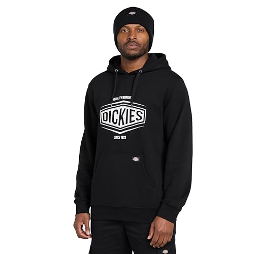 Dickies Herren Rockfield Hoodie (BCI) Kapuzenpullover, Black, M