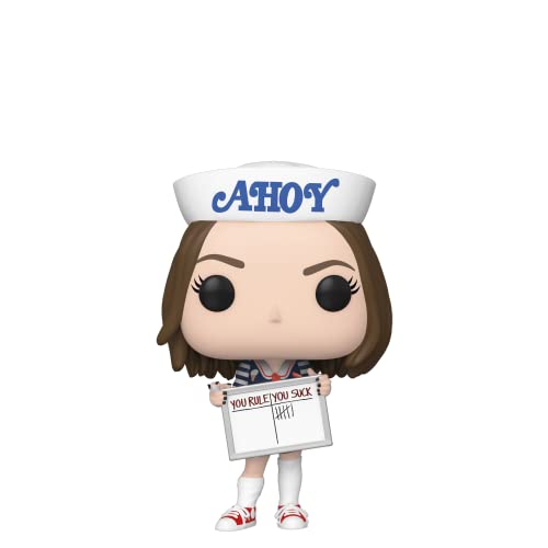POP [Stranger Things - Figura de vinilo Funko de Robin Buckley Scoops Ahoy Outfit (incluye funda protectora de caja compatible)