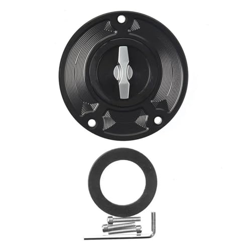 Bouchon réservoir essence alu gris sans clé pour Kawasaki ER-6N ZX-6R
