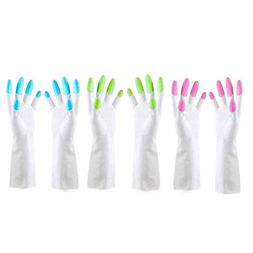 Waterproof Reusable Dish Cleaning Gloves for Laundry