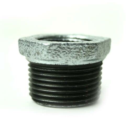 83000 1 Inch x 3/4 Inch Galvanized Steel Hex Bushing HQ