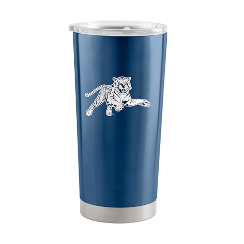 Image of Logo Brands 20 oz Powder Coat Tumbler- Insulated Tumbler with Lid for Water, Iced Tea or Coffee, Smoothie and More