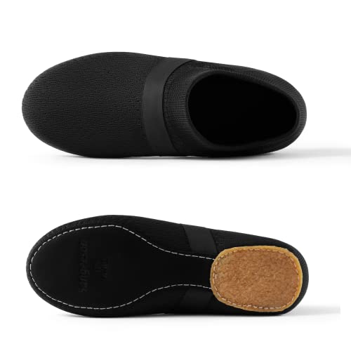 Sangeeson Jazz Shoe Slip-On For Women And Men's Dance Shoes, Black 9 #TOP3