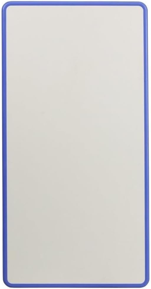BOWERY HILL Kids Activity Table, 47 in Plastic Gray Laminate Top, Blue Rounded Corners, Adjustable Steel Legs, Durable Classroom Table for Early Learning and Play, Seats Up to 6, Ages 3-7