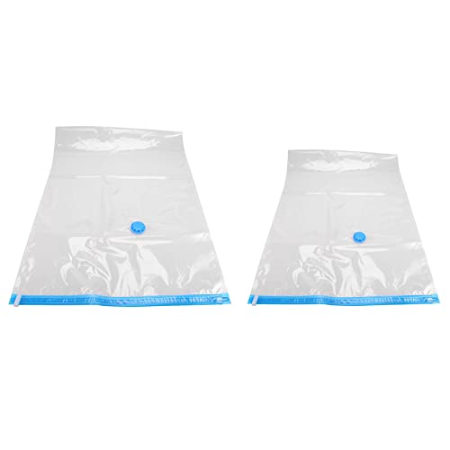 Gfryerty Lote de 10 sacs sous vide - 2 tailles - 6 sacs de 40 x 60 cm et 4 sacs de 60 x 80 cm - Robusta - Pour le rangement des vêtements, couettes et parures de lit - Sacs sous vide pour vêtements Cover