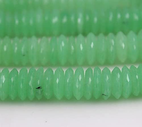 Perles en chrysoprase véritable pour éviter les verres teintés