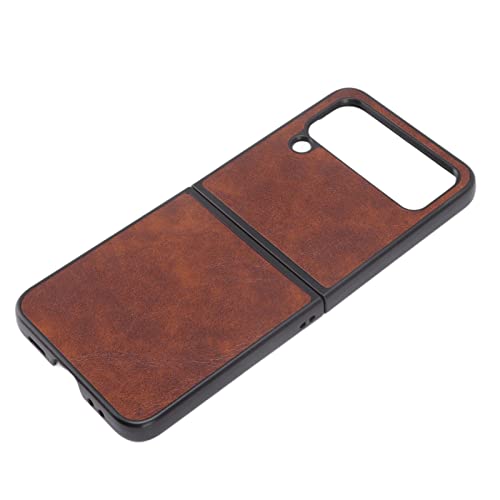 Rankomu läderfodral för Samsung Galaxy Z Flip 4 - Brun