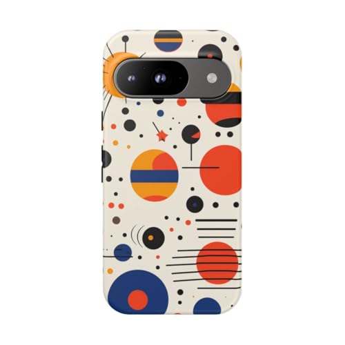 Coque Pixel 9 motif céleste abstrait style urbain chic