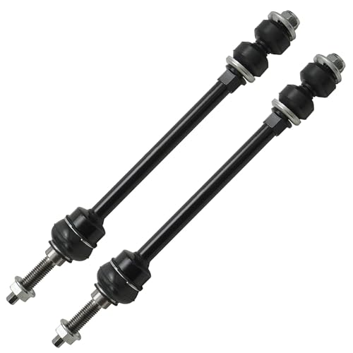 Image of Detroit Axle - 4WD Front Shock Absorbers Kit for 2002-2005 Dodge Ram 1500 2 Shock Absorbers Assembly 2 Sway Bar End Links 2003 2004 Replacement