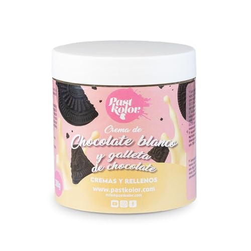 CREMA DE CHOCOLATE BLANCO Y GALLETA DE CHOCOLATE 300 G