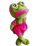 Frog Plush Toy Magic Emotive Frog Stuffed Animal Meme Doll,17.7 Inch Crystal Ultra Soft, Cute Home Gift, Interactive Toy for Children's Day