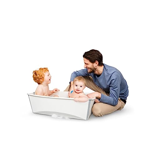 Stokke Flexi Bath XL Babybadewanne faltbar, Weiß, 0–6 Jahre – Ansicht 5