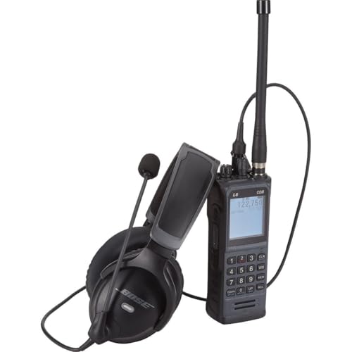 Radio portátil Sporty's L6 COM para aviación miniatura 3