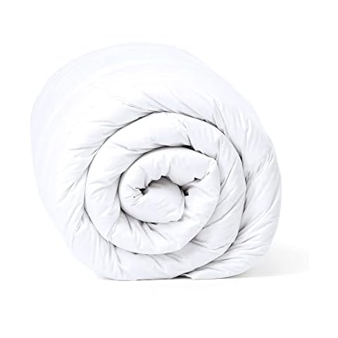 Bettdecke Ganzjahresdecke 140 x 200 cm -Steppbettdecke warm Duvet weiß aus Microfaser Cover