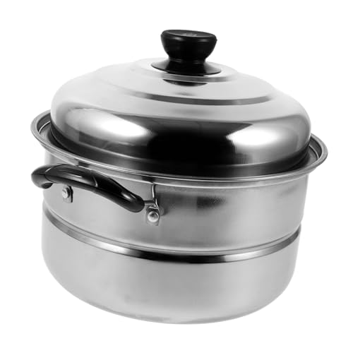 FELTECHELECTR Hervidor y Olla De Vapor Acero Inoxidable Práctico y Duradero Para Cocina