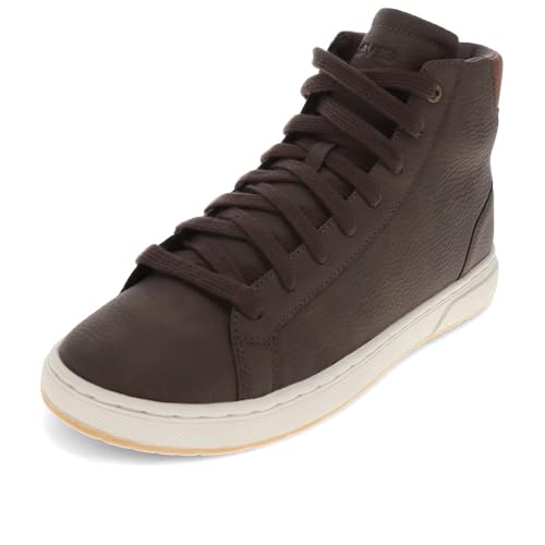 Levi's Caleb   Botas deportivas casuales de piel sintética con cordones para hombre, Marrón/Marrón (Tan), 40 EU