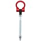 Abschleppöse Tuning,Tow Hook,Abschleppha,Hochleistungs-Abschleppha Klapprennen I303 Abschleppha Für Autorennen(Rot)