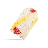 Seed Bloom 50Pcs Plantable Pink & Yellow Seed Paper Tags With Wildflower Seeds, Writable & Plantable Gift for Moms Plant Lover, Teachers, Ideal for Weddings, Baby Shower Favors, Memorial, Celebrations