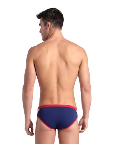 Image of ARENA Men's Icons Solid Swim Briefs Professional Training Swimsuit Sports Trunk