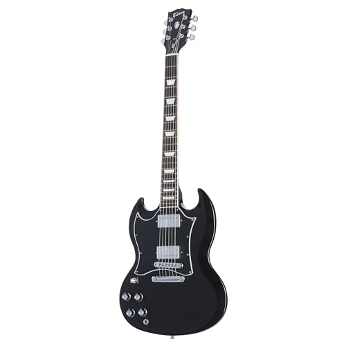 Solibody SG Standard Ebony Lefthand E-Gitarre