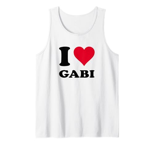 Me Encanta Gabi Camiseta sin Mangas