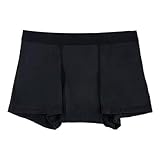 YOYI FASHION Period Swimwear Bikini Bottoms Quick-Drying Leakproof Menstrual Swim Shorts for Girls Women Black S