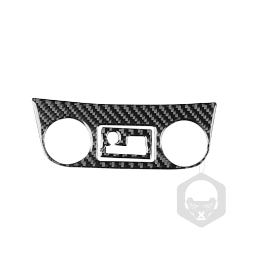 UOADA Car USB Charging Port Sticker Real Carbon Fiber Trim Compatible with Hyundai Veloster 2012 2013 2014 2015 2016 2017 Black Accessories