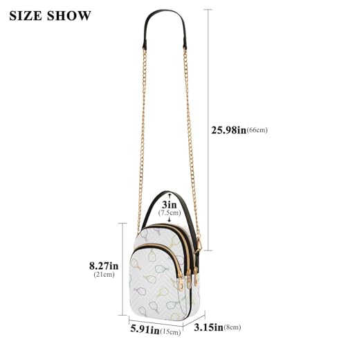 Image of MCHIVER Golf Crossbody Bag for Women Cell Phone Purse Wallet with Removable Chain Shoulder Handbag