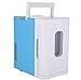 Réfrigérateur de Voiture 10L Petit réfrigérateur Boîte de Rangement pour Le Froid et Le Chaud, Double Usage pour la Maison et la Voiture (Bleu)