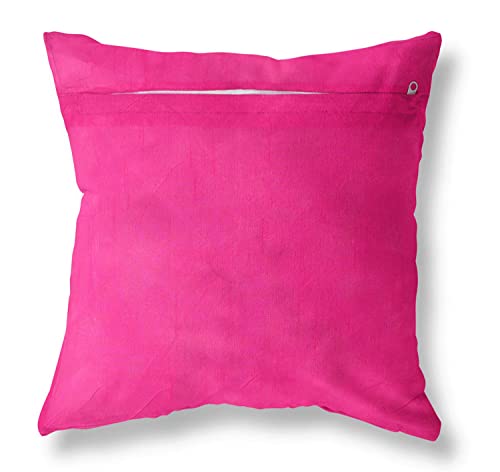 Image of Heart Home Disney Minnie Print Cushion Cover|Sofa Cushion Covers|Cushion Covers 16 inch x 16 inch|Cushion Cover Set of 5 (Pink)