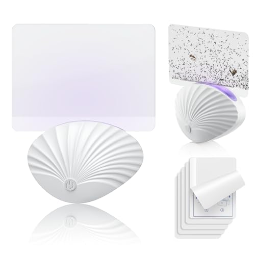 Image of LFSYS Fruit Fly Traps for House Indoors Gnats 2 Device+20 Refills (Shell)