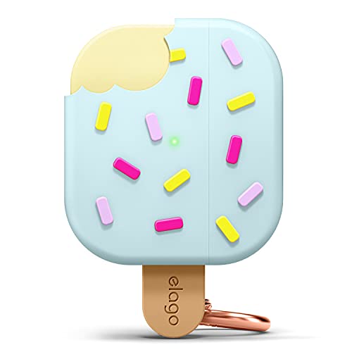 elago Custodia Gelato Compatibile con AirPods 3 Cover Case - Supporta la Ricarica Wireless, Custodia dal Design Carino, Resistente Agli Urti (Menta)
