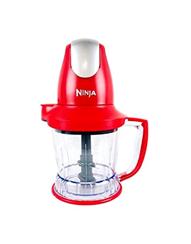Ninja Storm Blender with 450 Watts Food & Drink Maker/Food Processor QB751QR - (Renewed) (RED)