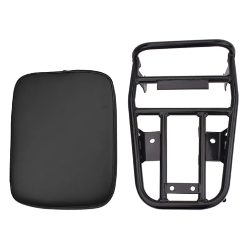Étagère de panier et support de bagages arrière avec coussin de siège pour Huntercub 125