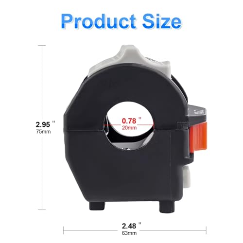 Interrupteur de commande de guidon de moto pour réparer un commodo cassé - 6
