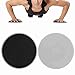 Agatige 2PCS Core Sliding Discs, 7.0 in Dual Sided Exercise Sliders Sport Workout Turf for Carpet Hardwood Floor (Grey)
