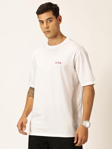 Image of Thomas Scott Men Oversized Fit Graphic Printed Tshirt