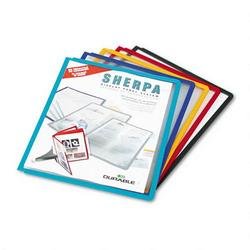 Durable Replacement Panels for SHERPA/VARIO Design Reference System - Assorted Colors - Desk Reference Organizer - Pack of 5