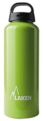 LAKEN Pone Tu Disposición Esta 0,75l Perfecta Para Múltiples Usos Desde Ir, Botella De Aluminio Verde Classic Boca Ancha Unisex Adulto, Verde (Green), 750ml Paquete De 6