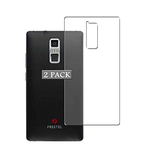 Vaxson 2-Pack Back Protector Film, compatible with MAYA SYSTEM FREETEL SAMURAI KIWAMI æ¥µ FTJ152D TPU Guard Cover Skin Sticker [ Not Front Tempered Glass Screen Protectors ]