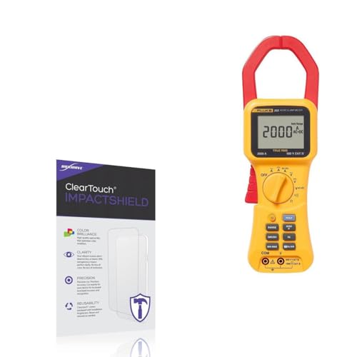 BoxWave Screen Protector Compatible with Fluke 355 - ClearTouch ImpactShield (2-Pack), Impenetrable Screen Protector Flexible Film