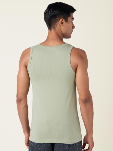 Image of DAMENSCH Anti-Bacterial Anti Odour Soft Pinstripe Cotton Vest
